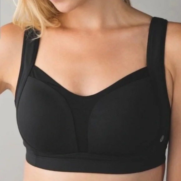 Lululemon | Ta Ta Tamer Sports Bra Black Mesh Padded Size XS - Picture 1 of 13